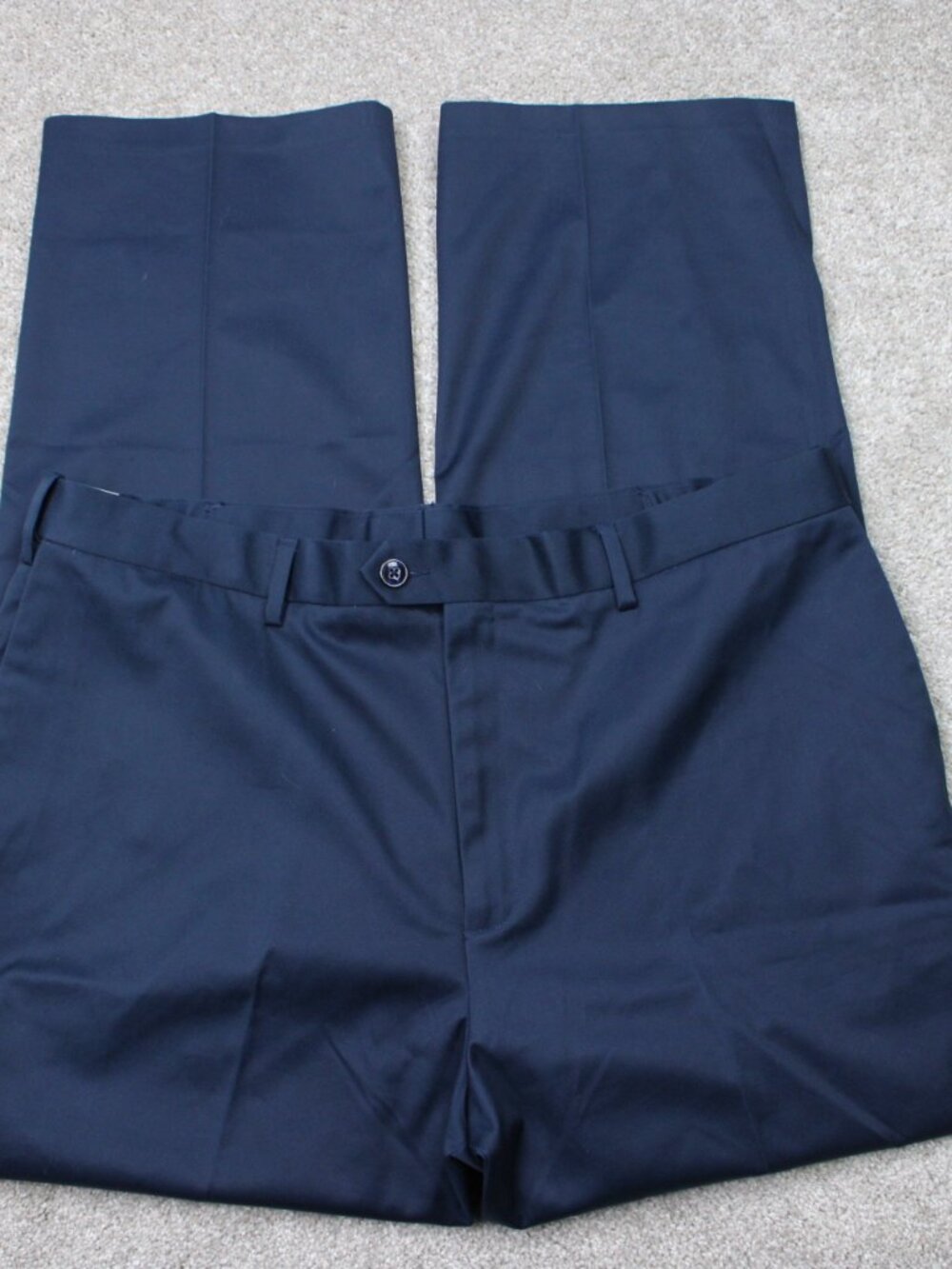 Perry Ellis Portfolio Pants NWT Mens 40x32 Navy Blue Premium Flex Twill Stretch